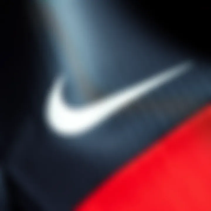 Fabric Innovation and Design Close-up of Nike Tech tracksuit fabric and texture