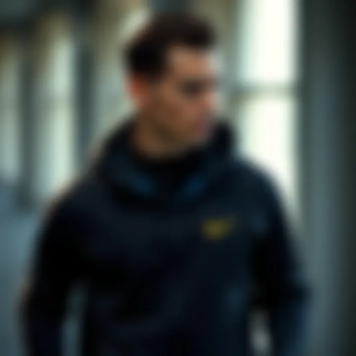 Performance-Driven Design Athlete showcasing Nike Tech tracksuit during a workout