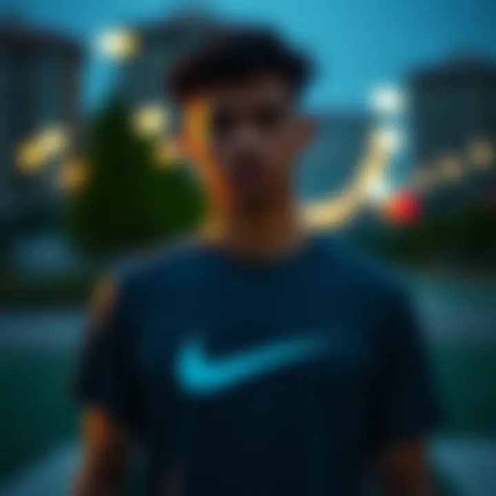 Stylish Nike t-shirt showcasing sports fashion