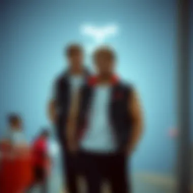 Combination of Nike vest with casual attire