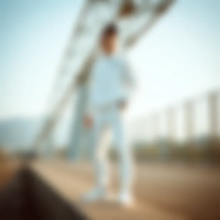 Versatility in Various Settings Versatile settings for Nike white tracksuit, from gym to casual outings