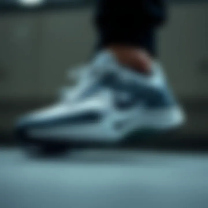 Aesthetic Appeal of Nike Zoom Footwear Close-up of Nike Zoom shoe design showcasing aesthetics