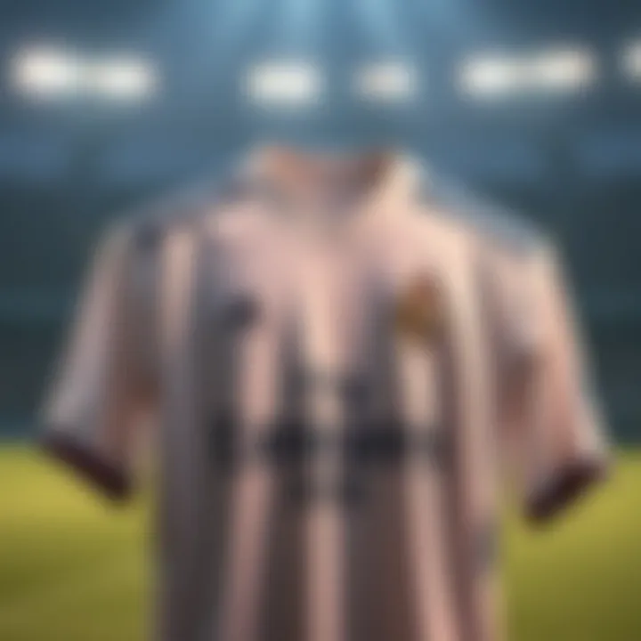 Historic Real Madrid jersey showcasing iconic design