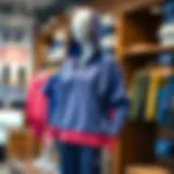 A stylish sports outfit displayed on a mannequin in a trendy boutique