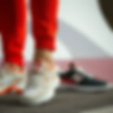 Trendy color options of footwear