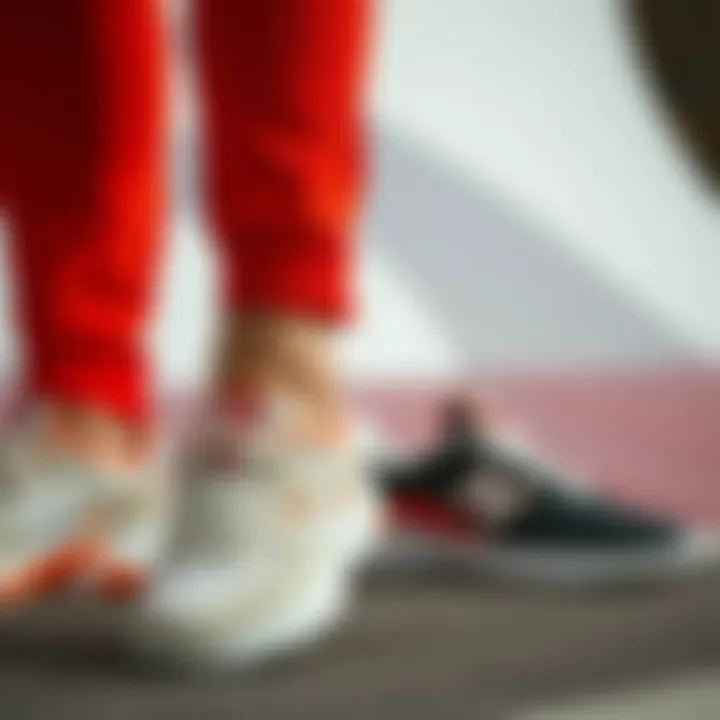 Trendy color options of footwear