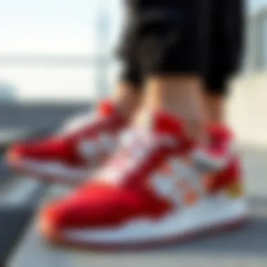 Comparison of price ranges for sports shoes