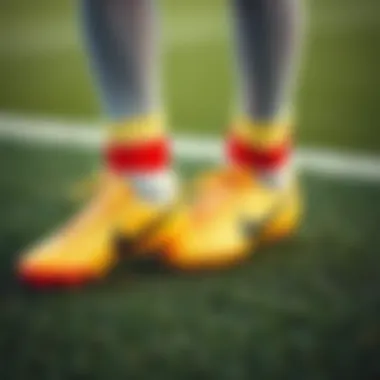 Proper fitting of Nike soccer cleats on children's feet