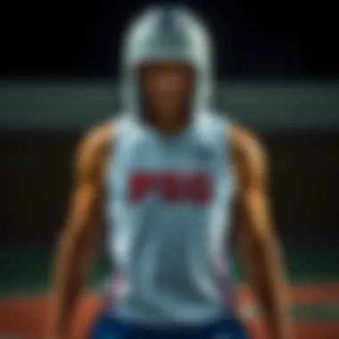 Athletes showcasing PSG products in dynamic poses