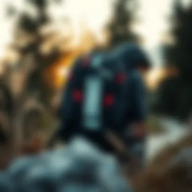 Puma Backpack Outdoor Activity Puma backpack in action during outdoor activities