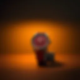 Elegant design of the Puma red watch