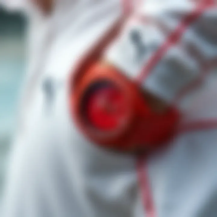 Sporty Fashion: A Perfect Match Puma red watch paired with sporty attire