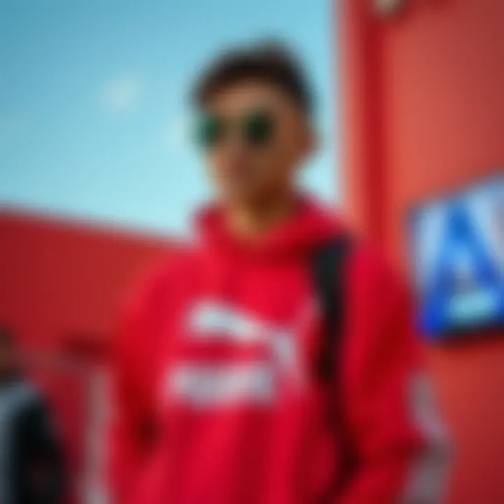 Stylish Puma outfit that highlights current color trends in sports fashion