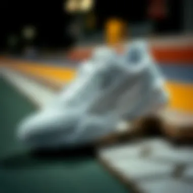 Elegant design of Puma Shuffle white sneaker