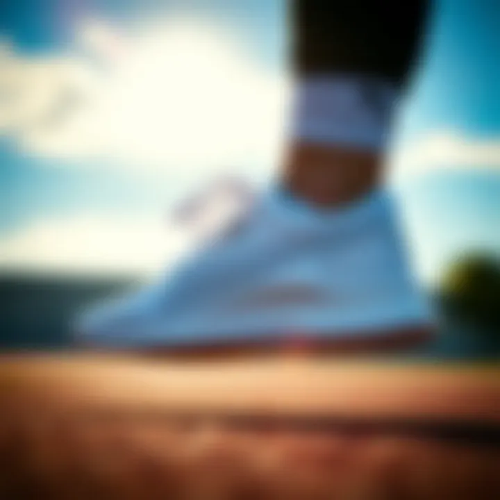 Close-up of Puma Skye Clean unique features