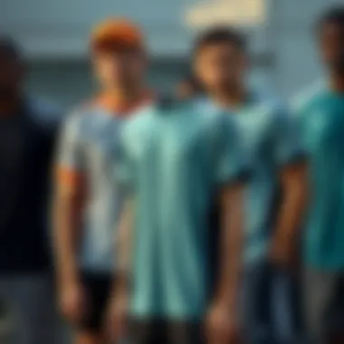 Different types of Puma sports t-shirts for various activities