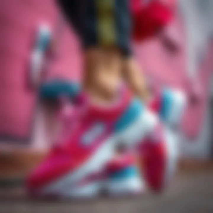 Fashionable outfit combinations with colorful Skechers