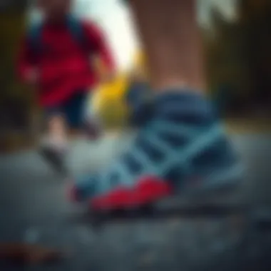 Children running and playing in Salomon footwear.