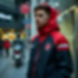 Sivasspor tracksuit display in an urban setting