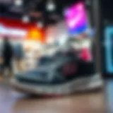 Stylish Skechers athletic shoes for women showcased in a vibrant setting