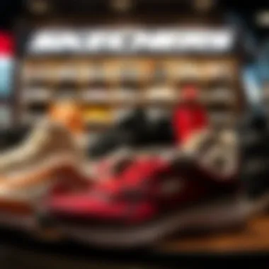 A variety of Skechers footwear options highlighting comfort and fashion