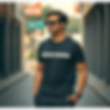 Casual look featuring a Skechers shirt in daily life