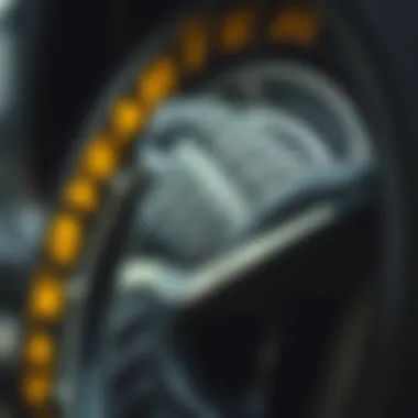 Close-up of the Goodyear tire technology used in Skechers shoes
