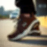 Stylish leopard print sneakers showcasing unique design