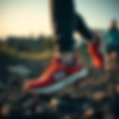 User enjoying sports while wearing Skechers waterproof shoes