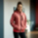 Chic Skechers women's jacket on a stylish backdrop