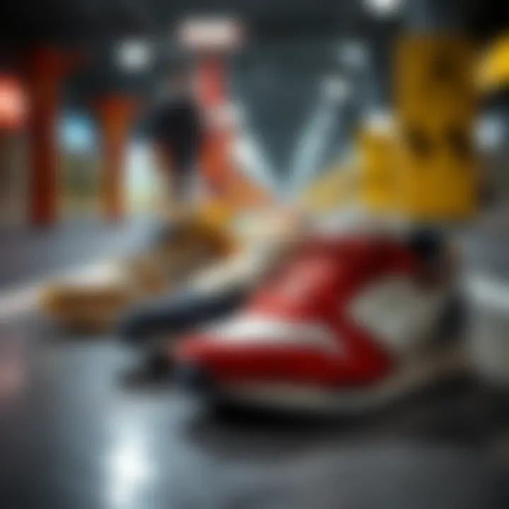 Comparison chart of popular sports shoe brands