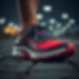 A dynamic running shoe showcasing advanced technology