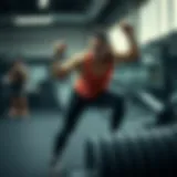 Dynamic fitness session in a gym environment