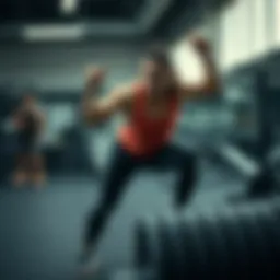 Dynamic fitness session in a gym environment