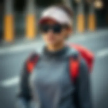 Versatile accessories complementing active outfits