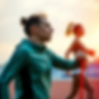 Stretching before a run