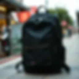 Stylish backpack suitable for urban environments