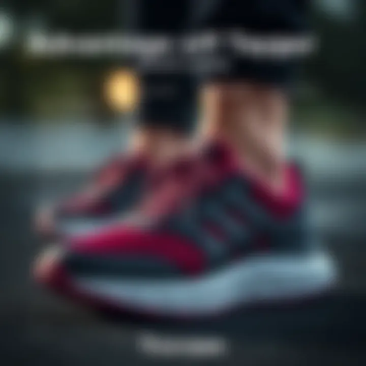 Comparison chart showcasing the advantages of Tayger sports shoes