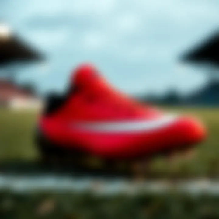 Diverse range of football boots tailored for different playing conditions