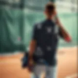 An illustration depicting the scoring system in tennis with key terminologies explained.