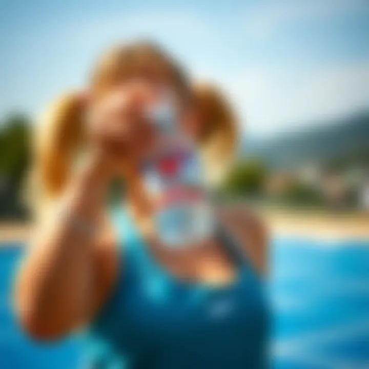 Importance of Hydration in Recovery Refreshing hydration after a strenuous workout