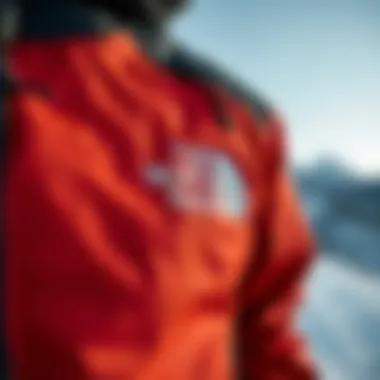 Innovative Fabric Technology Overview Detailed view of the innovative fabric technology used in the jacket