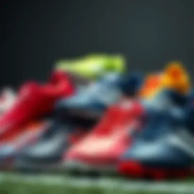 Top Brands for Children's Soccer Shoes Different brands of children's soccer shoes arranged neatly.