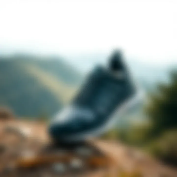 Twitch Runner Trail shoes displayed with outdoor scenery