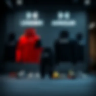 A range of Under Armour products displayed together