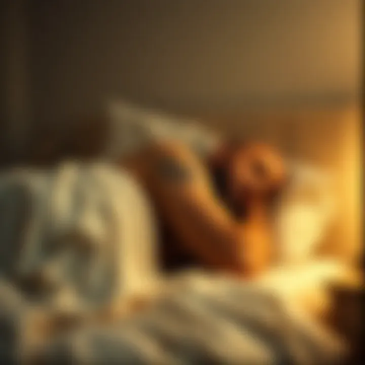 Illustration of quality sleep impacting fat loss