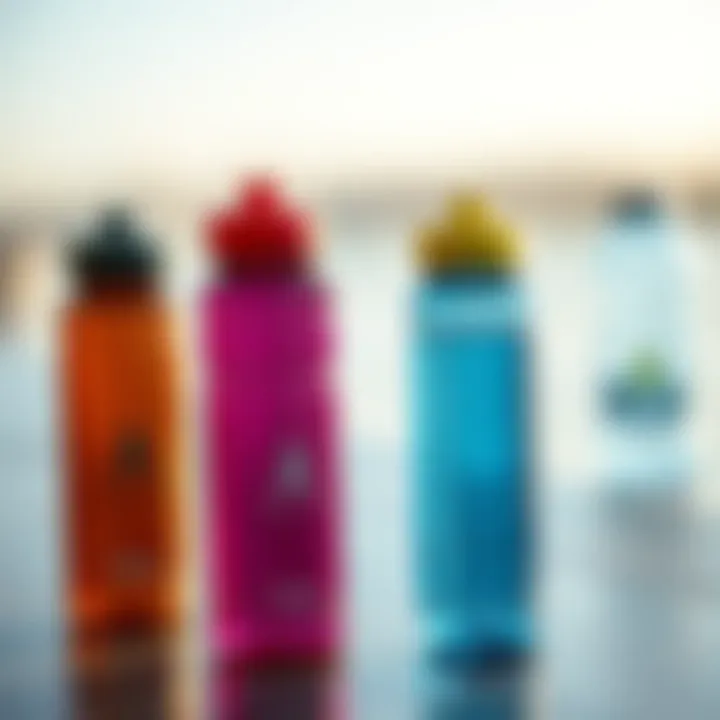 Guidelines for Water Bottle Usage Different types of water bottles for various activities